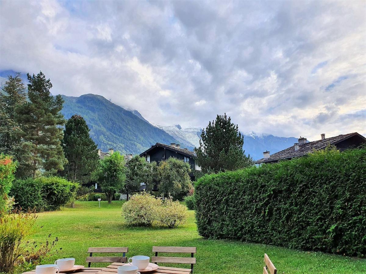 Chamonix Appartement Vue Mont Blanc Avec Jardin Екстер'єр фото