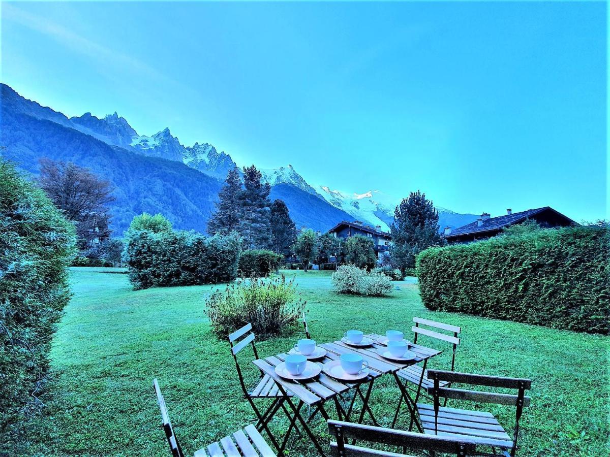 Chamonix Appartement Vue Mont Blanc Avec Jardin Екстер'єр фото