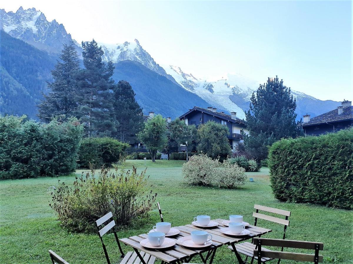 Chamonix Appartement Vue Mont Blanc Avec Jardin Екстер'єр фото